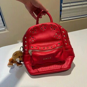 Bebe Y2K red mini backpack‎ 2000s